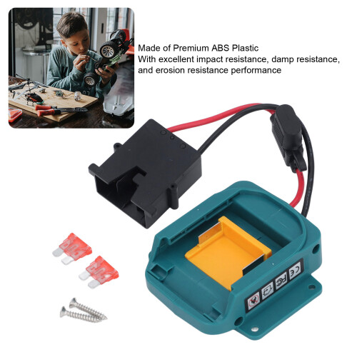 Schwarz 18V Batterieadapter für BL1860/BL1850, 6,0Ah 2