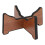 Support de tambour éthéré en bois d'acacia de taille moyenne 16