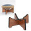 Support de tambour éthéré en bois d'acacia de taille moyenne 15