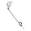 Clip per spartiti in ferro per flauto, portatile 8