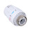 Brass Thermostatic Radiator Valve Straight, Level Adjustment 15