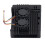 Custodia in alluminio con dissipatore e due ventole per RasPi 5B, 5V 15