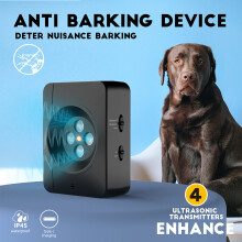 Dog Bark Control Device 3 Gears Ultra-Sonic Waterproof Rechargeable Stop