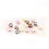 100 pezzi di mini fermagli per capelli con fiocco fiore frutta multicolore 12