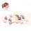 100 pezzi di mini fermagli per capelli con fiocco fiore frutta multicolore 6