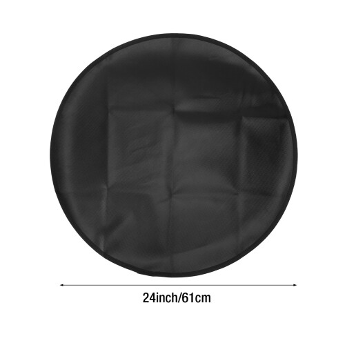 Eco-Friendly 24" Round Fire Pit Mat for Safe BBQ and Camping 1