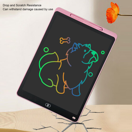 Tablette graphique LCD pour enfants de 20 pouces, rose, 120 mAh 2