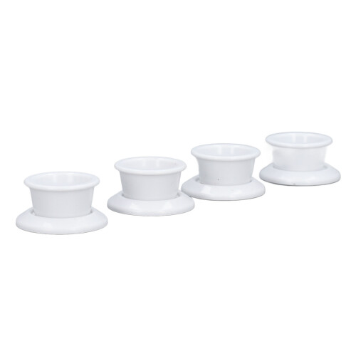 4 Stück Trainingspad-Halter Weiß Magnete PP