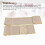 Beige Gitterbett-Liner-Bumper - Mesh, 150  27  0,25 cm 4
