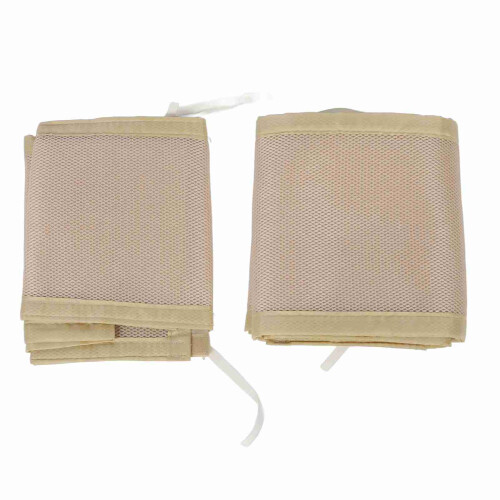 Beige Gitterbett-Liner-Bumper - Mesh, 150  27  0,25 cm 2