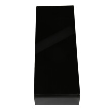 Acrylic Monitor Riser 50lb, 3.5in Height, Space Saver, Black