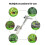 Alloy Bulb Planter Tool, Handheld Soil Sampler 32x8cm for Gardening 4