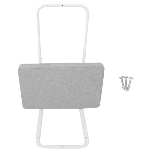 Adjustable Children Bed Rail Guard | Safety Bedside Padding - Gray 2