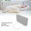 Adjustable Children Bed Rail Guard | Safety Bedside Padding - Gray 4