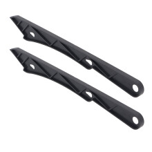 2 Stück Sicherheits-Push-Sticks 40cm ergonomisch schwarz ABS