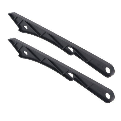 2 Stück Sicherheits-Push-Sticks 40cm ergonomisch schwarz ABS