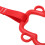 Kids Gymnastic Ring Monkey Style ABS Pull Up Ring, Red, 150kg Capacity 13