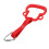 Kids Gymnastic Ring Monkey Style ABS Pull Up Ring, Red, 150kg Capacity 10