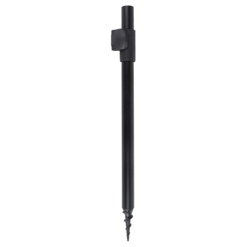 Paletto regolabile da banco per carpa 30-50cm Alluminio nero 2