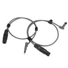 2 Stück SPX-Stecker zu RJ45-Adapter 3.3ft 1200Mbps Grau