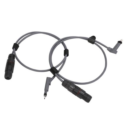 2 Stück SPX-Stecker zu RJ45-Adapter 3.3ft 1200Mbps Grau