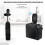 2 pièces micro-lavalier sans fil 2,4 GHz ABS 400 mAh 5