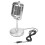 Retro Style Adjustable Wired Condenser Mic for Karaoke & Stage Fun 13