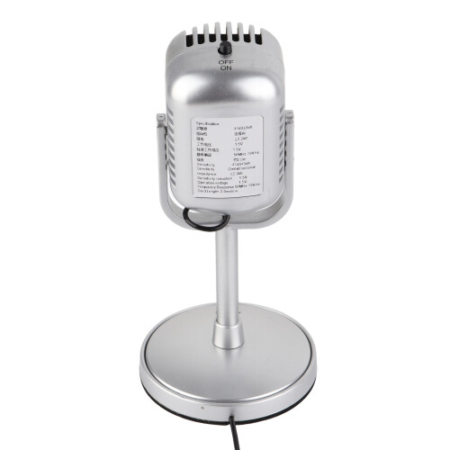 Retro Style Adjustable Wired Condenser Mic for Karaoke & Stage Fun 2