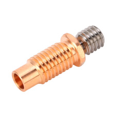 Nozzle-Schlund Bimetall-Heizelement Wärmeabschirmung Wärmetauscherrohr M6 1,75 mm 3D-Drucker-Zubehör für V6
