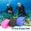 Cintura da pesi per immersione 1,3 m/1,5 m, 50 mm, nera 5