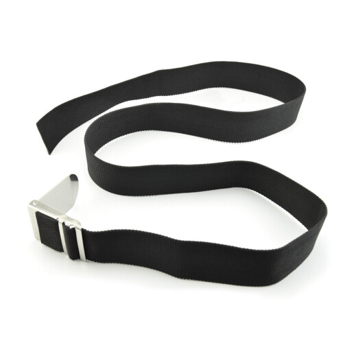 Cintura da pesi per immersione 1,3 m/1,5 m, 50 mm, nera 2