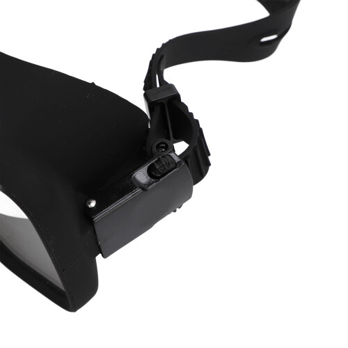 Occhialini da immersione neri, taglia media, silicone ABS 2