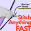 Schneller Kleidungsreparaturhelfer Weiß Mini Stich Saumgerät 4