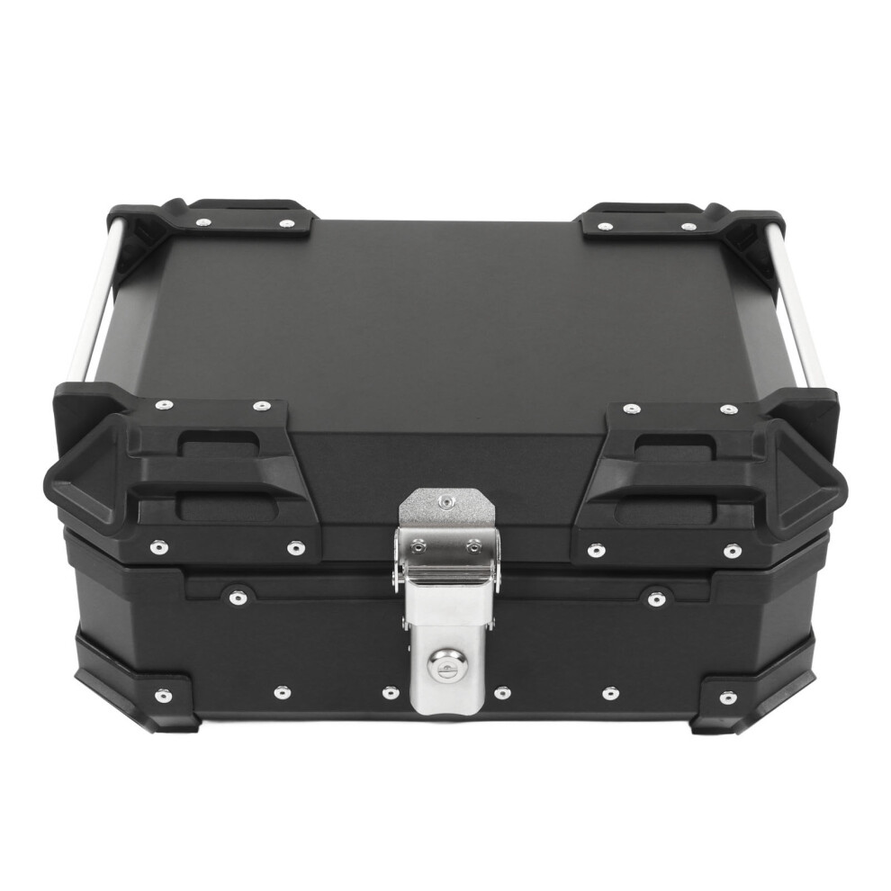 28L Aluminum Alloy Motorcycle Top Case Waterproof Black Universal-image-OPC-PJD8YXK-NEW