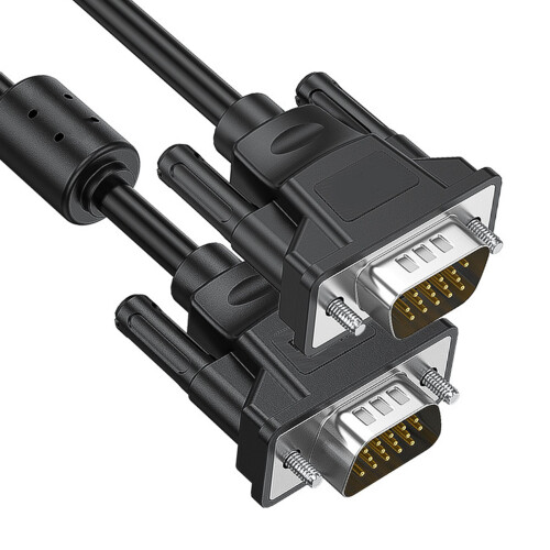 Câble VGA V316 2 m double blindage cuivre noir