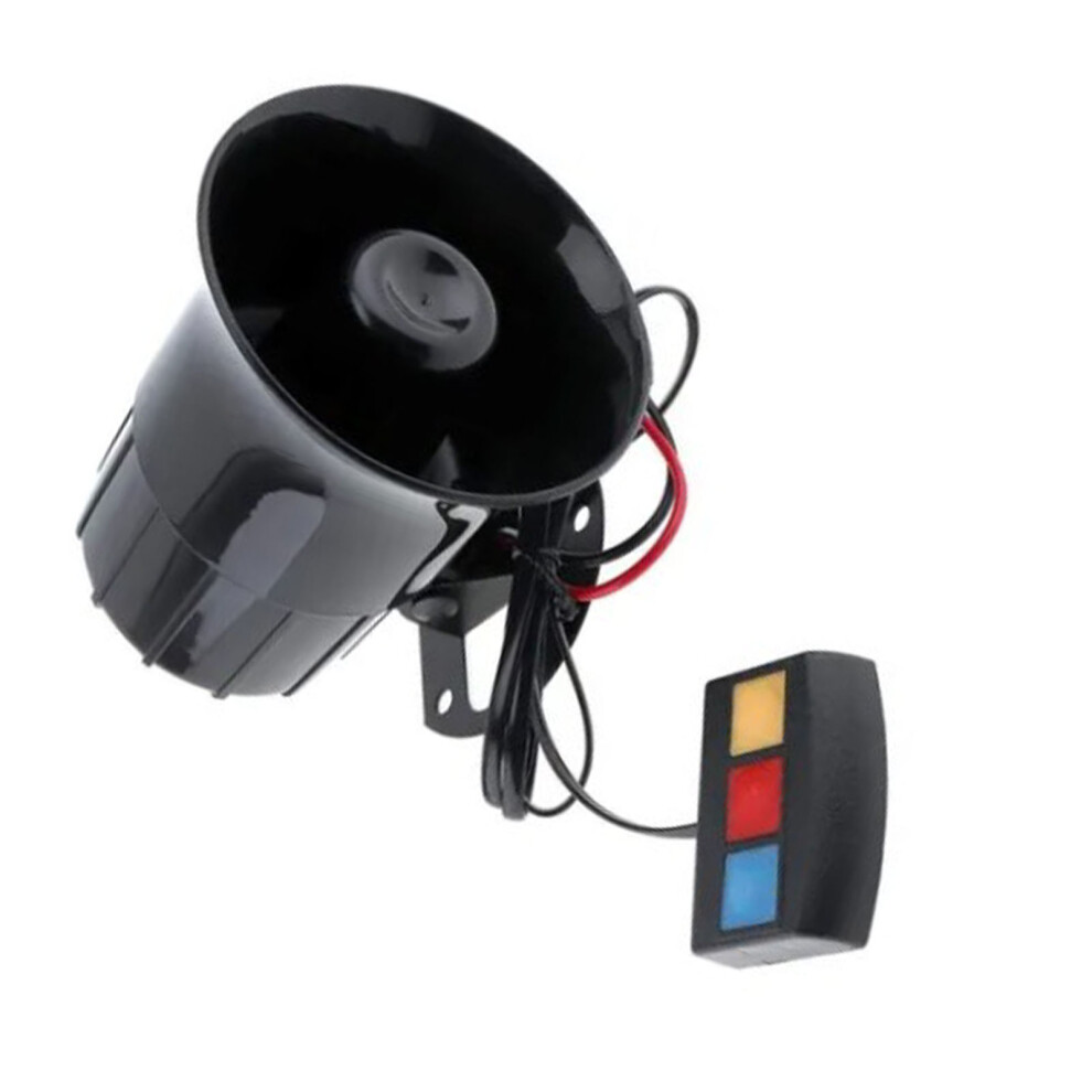 12V Waterproof Car Alarm Horn 3 Tones Loud Motorcycle Sound 4101334869717