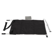 Extendeur de siège d'avion 77x43 cm Noir lit pour enfants