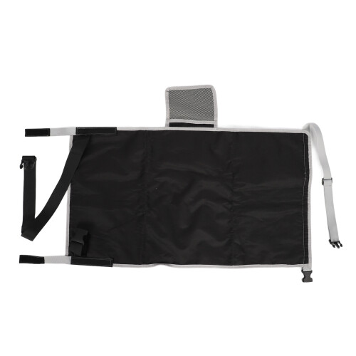 Extendeur de siège d'avion 77x43 cm Noir lit pour enfants 2