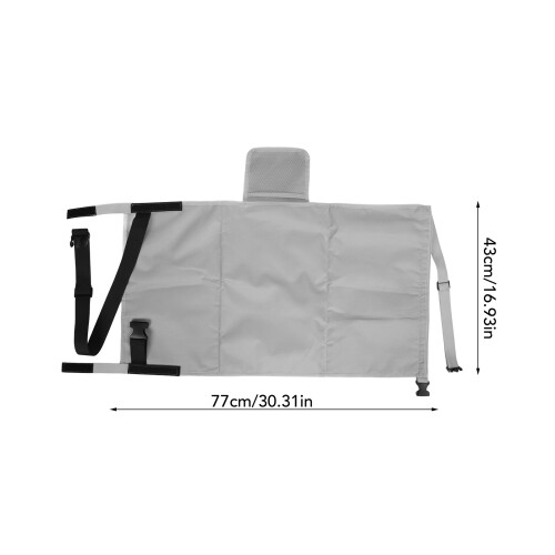 Estensore del sedile dell'aereo 77x43cm grigio per bambini 1