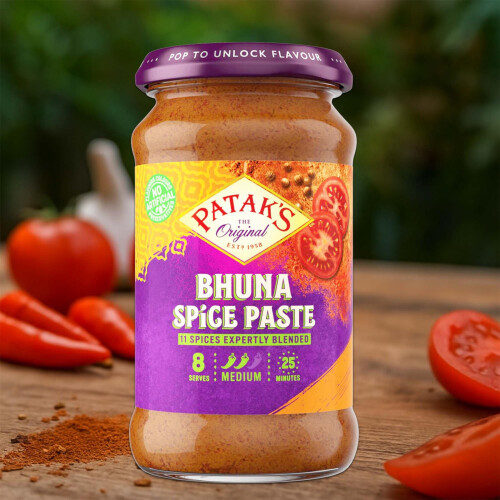 Patak's Bhuna Curry Paste 283g | Authentic Indian Curry Paste