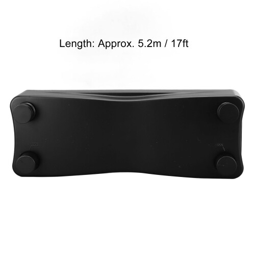 Stendibiancheria retrattile doppio da 5,2 m, 20 kg, nero 1