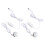 2 pezzi faretto mini dimmabile USB 5V, diametro 37 mm, caldo 16