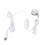 2 pezzi faretto mini dimmabile USB 5V, diametro 37 mm, caldo 12