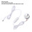 2 pezzi faretto mini dimmabile USB 5V, diametro 37 mm, caldo 6