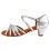 Kinder Soft-Latein-Tanzschuhe 260 g Silber Größe 30 3