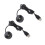 2 Stück Mini-LED-Spotlights USB 5V Aluminium 37 mm Weiß 1