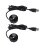 2 pezzi Faretto LED mini Argento USB 5V 37 mm 14