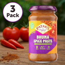 Patak's Bhuna Curry Paste 283g (Pack of 3) | Authentic Indian Curry Paste
