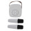 Haut-parleur karaoké compact blanc 1200mAh + 500mAh micro 11
