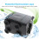 Mini pompa sommersa 1000L/H 70x60x52mm nero 2
